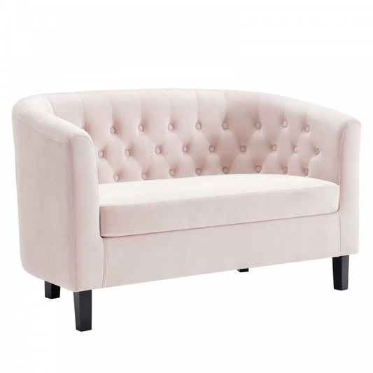 Prospect Performance Velvet Loveseat, Pink