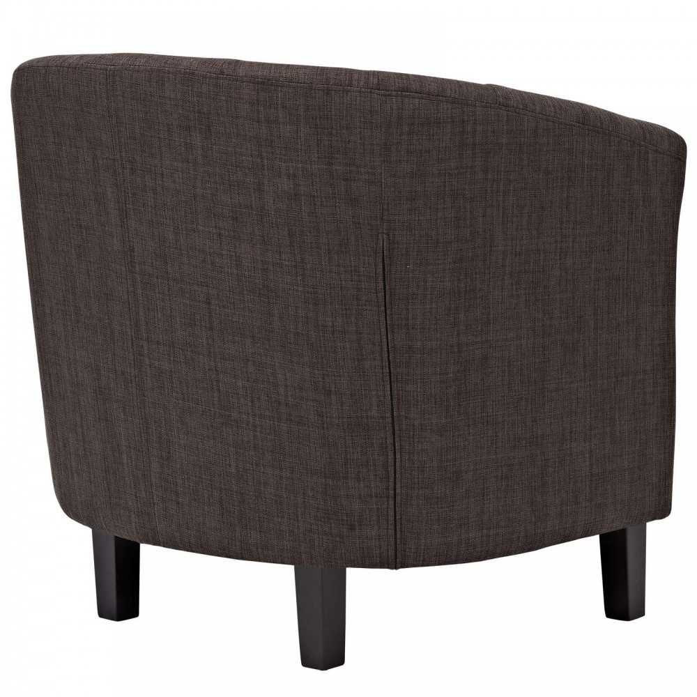 Prospect Upholstered Fabric Armchair, Brown
