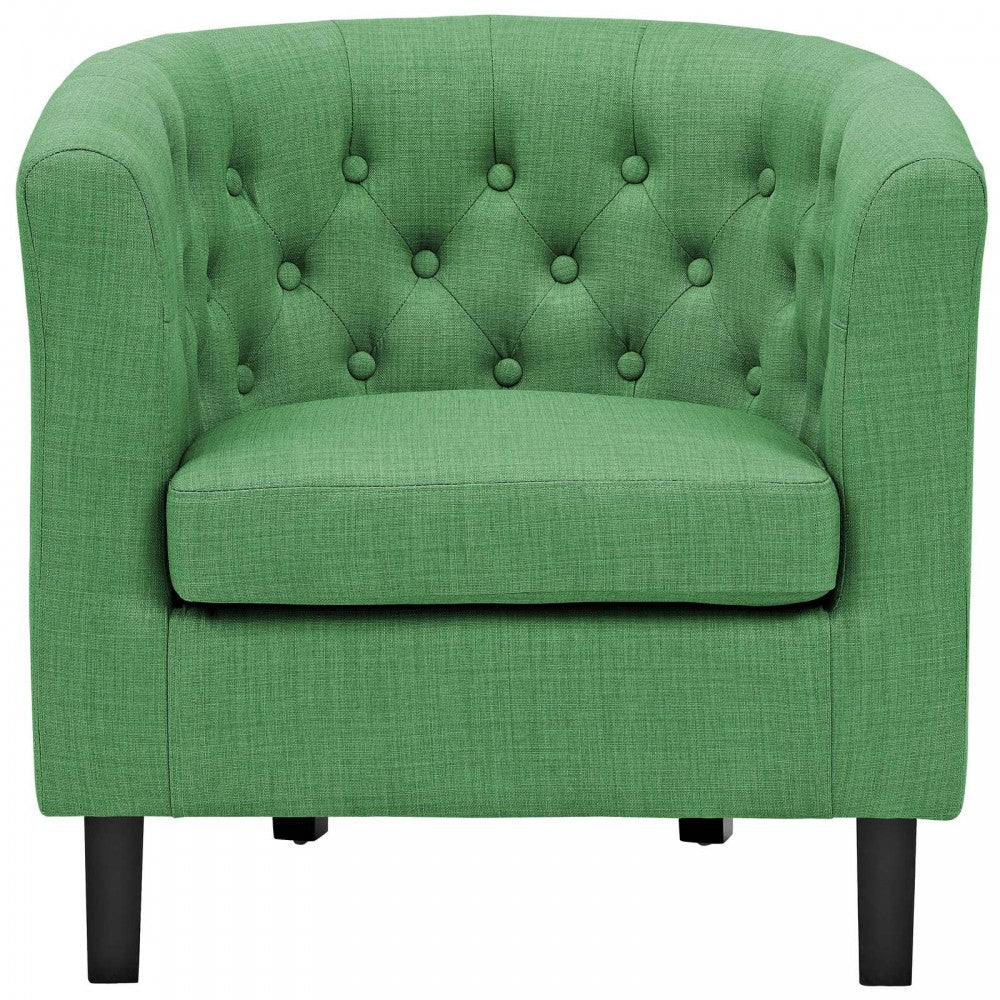 Prospect Upholstered Fabric Armchair, Kelly Green