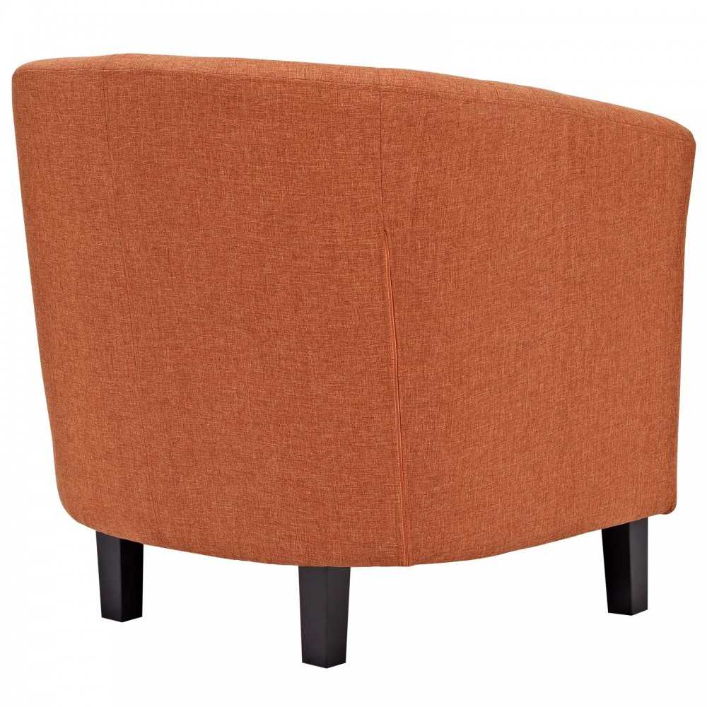 Prospect Upholstered Fabric Armchair, Orange