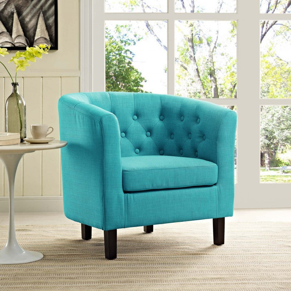 Prospect Upholstered Fabric Armchair, Pure Water