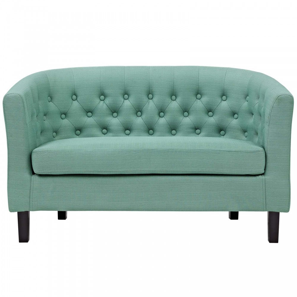 Prospect Upholstered Fabric Loveseat, Laguna