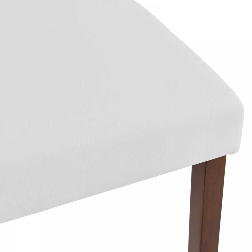 Prosper Faux Leather Dining Side Chair Set of 2, White