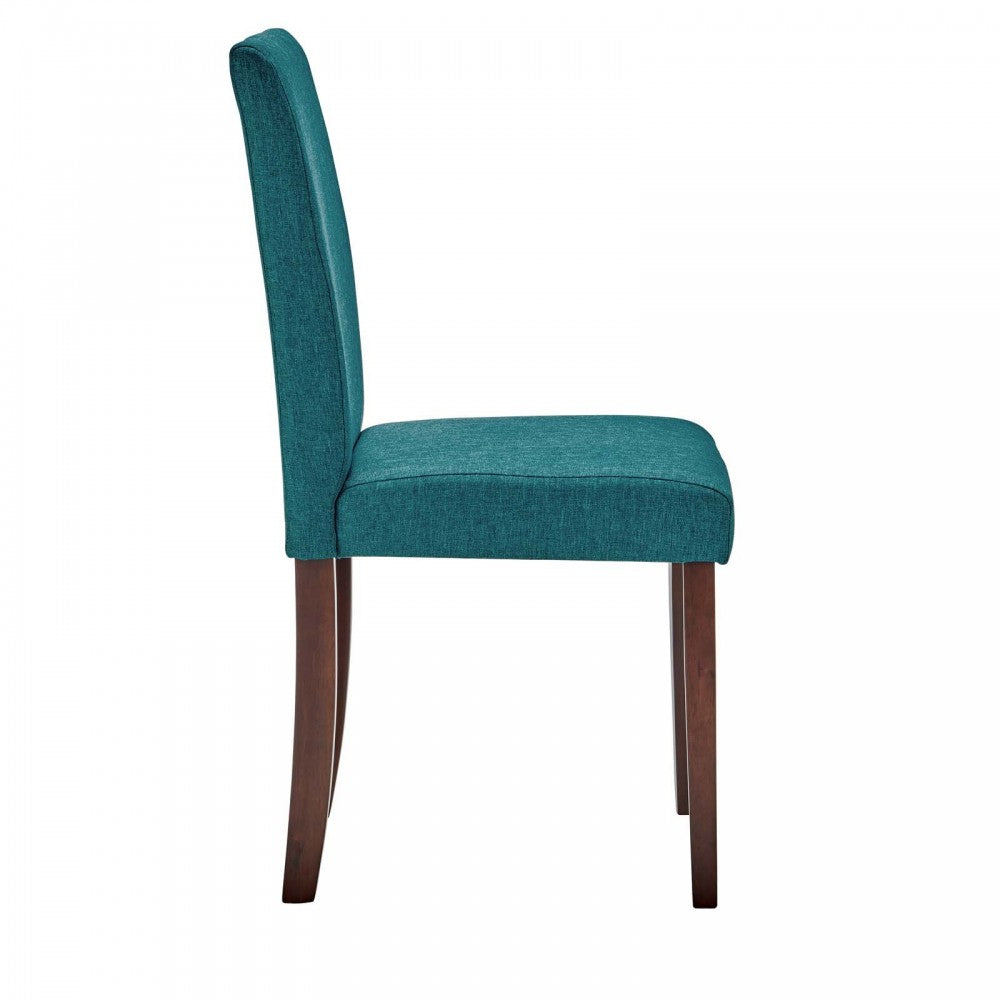 Prosper Upholstered Fabric Dining Side Chair Set of 2, Teal