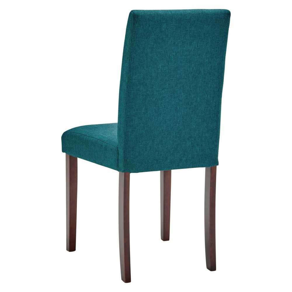 Prosper Upholstered Fabric Dining Side Chair Set of 2, Teal