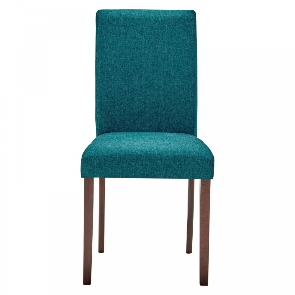 Prosper Upholstered Fabric Dining Side Chair Set of 2, Teal