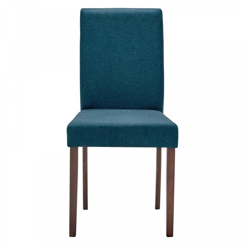 Prosper Upholstered Fabric Dining Side Chair Set of 2, Blue