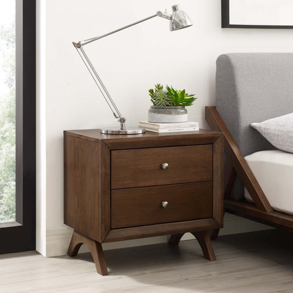 Providence Nightstand or End Table, Walnut