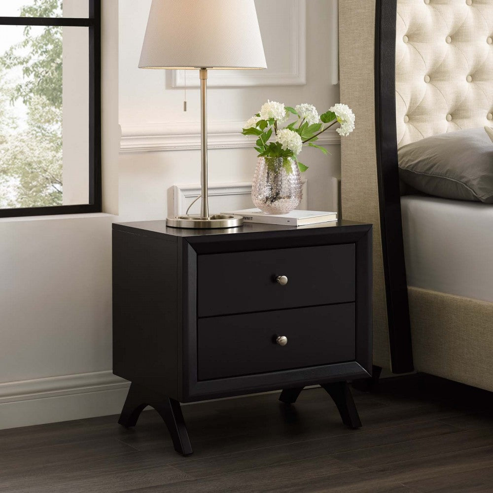 Providence Nightstand or End Table, Cappuccino