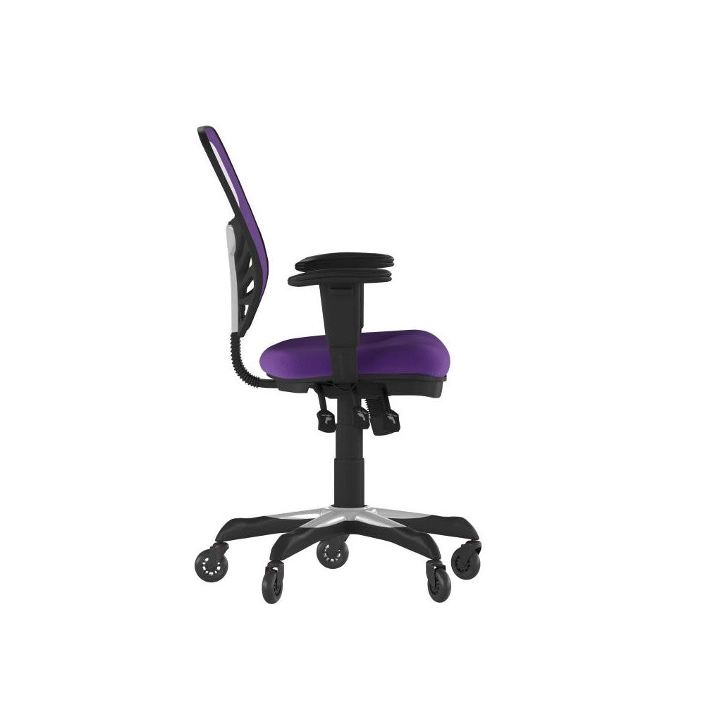 Purple Chair - Roller Wheels