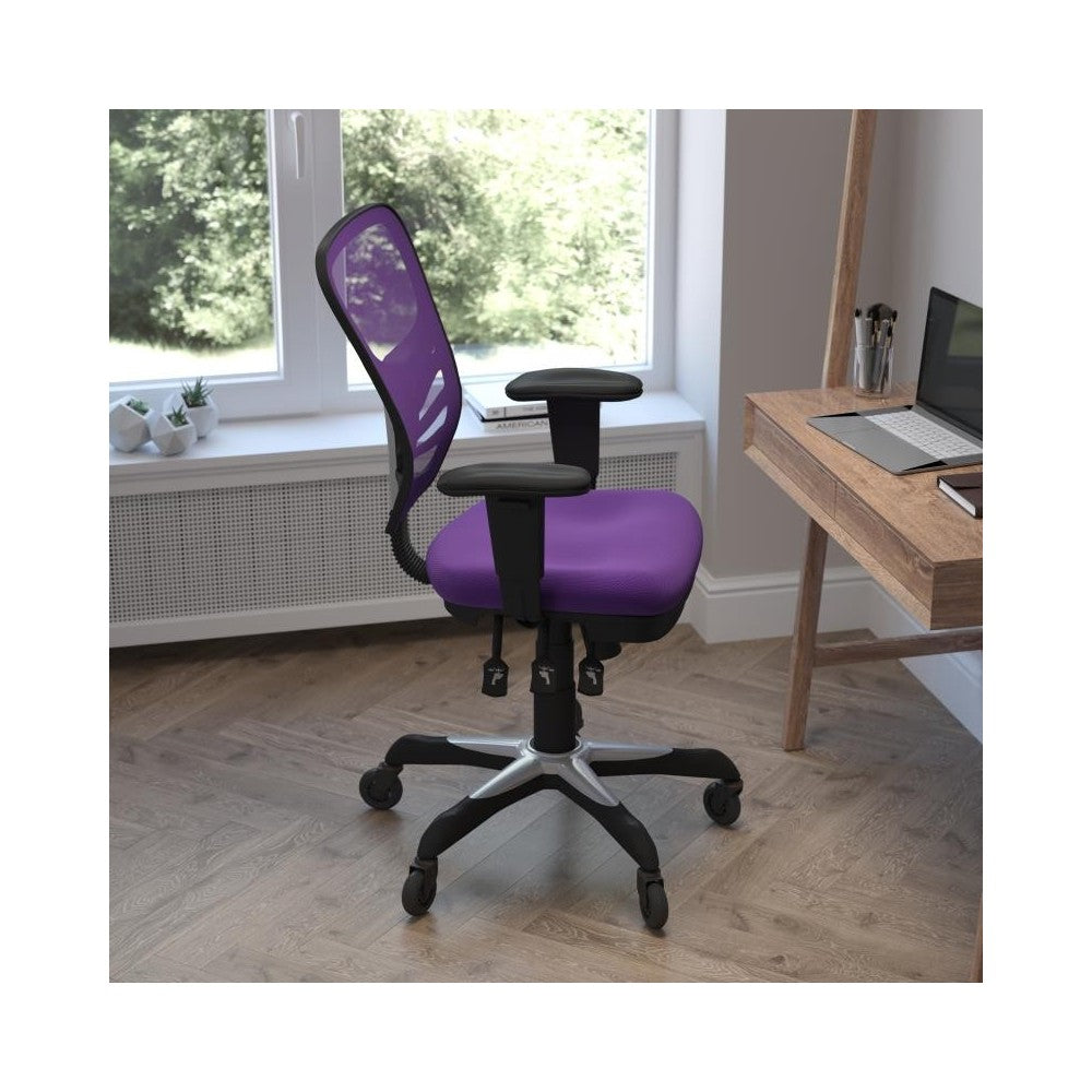 Purple Chair - Roller Wheels