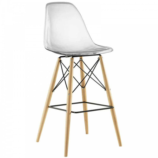 Pyramid Bar Stool, Clear