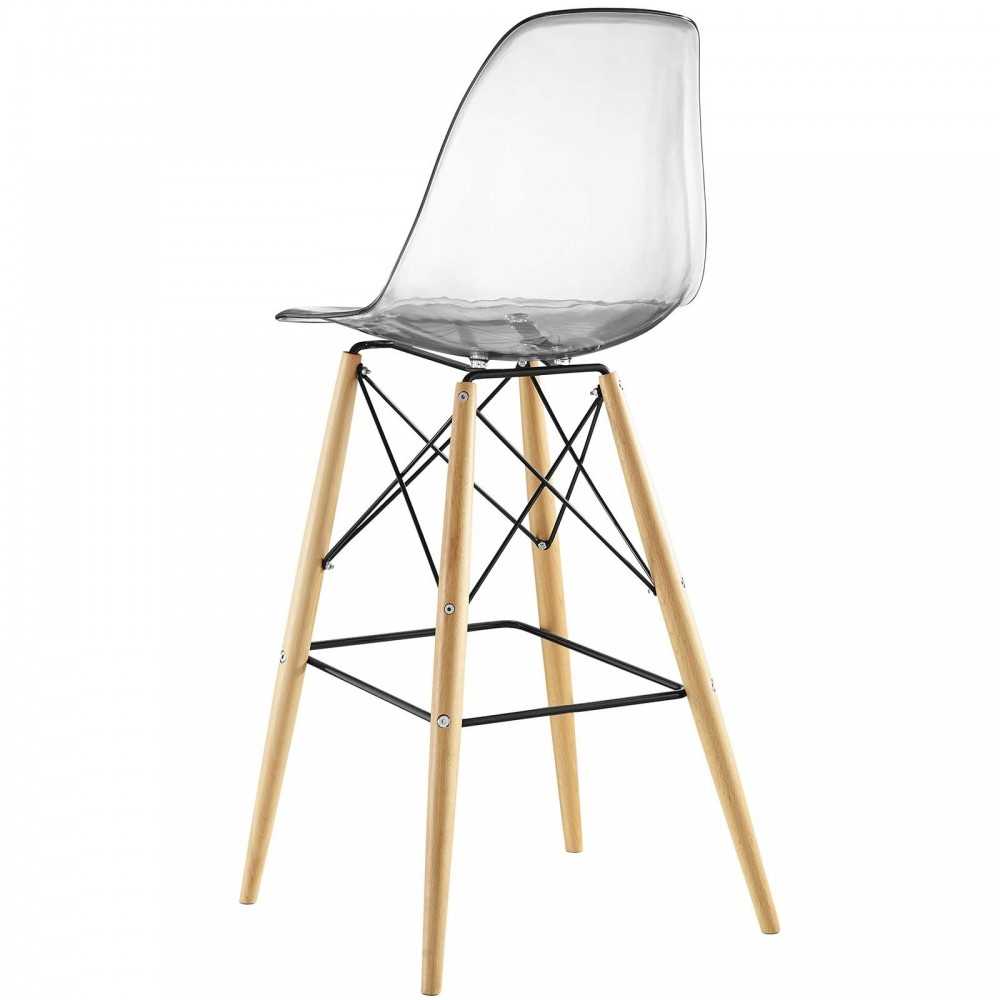 Pyramid Bar Stool, Clear