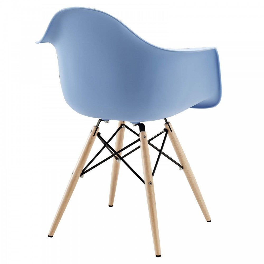 Pyramid Dining Armchair, Blue