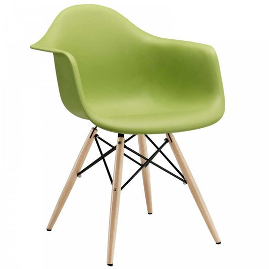 Pyramid Dining Armchair, Green