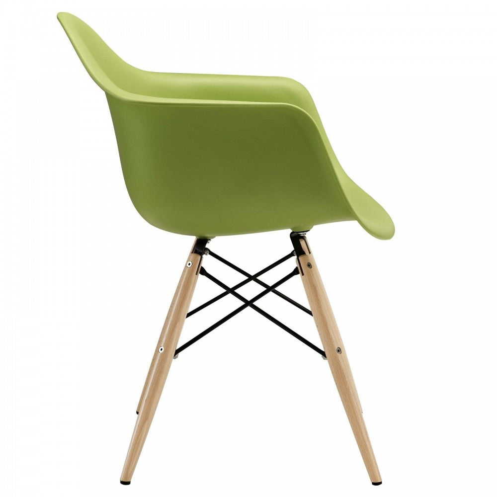 Pyramid Dining Armchair, Green
