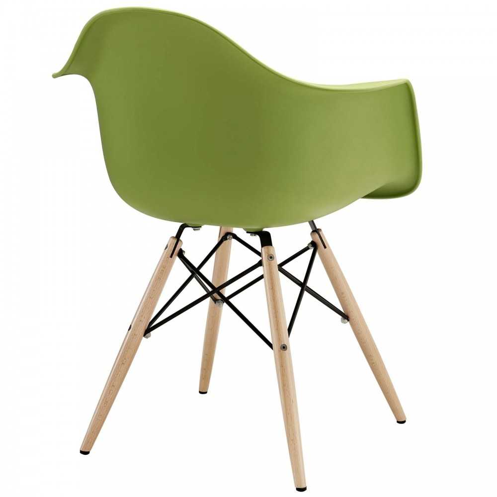Pyramid Dining Armchair, Green