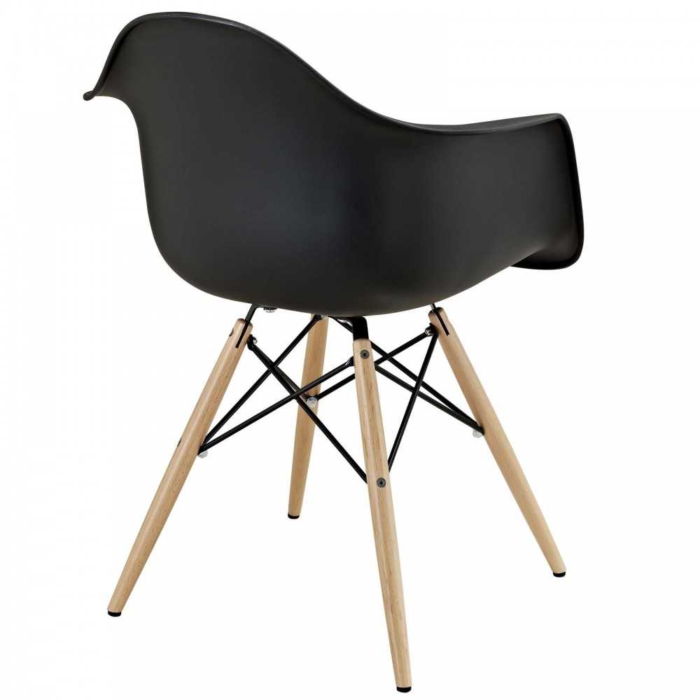 Pyramid Dining Armchair Set of 2, Black