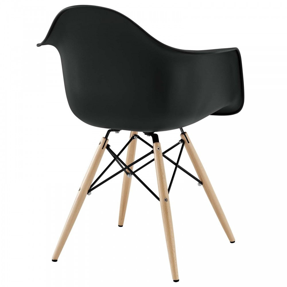 Pyramid Dining Armchair, Black