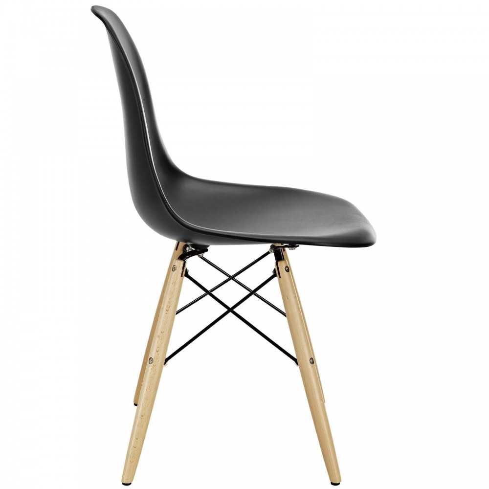 Pyramid Dining Side Chair, Black