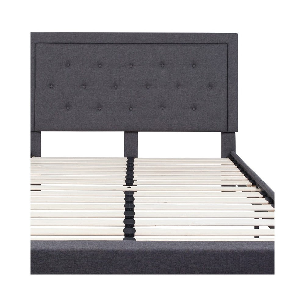Queen Platform Bed | Queen Size Platform Bed Frame with Headboard
