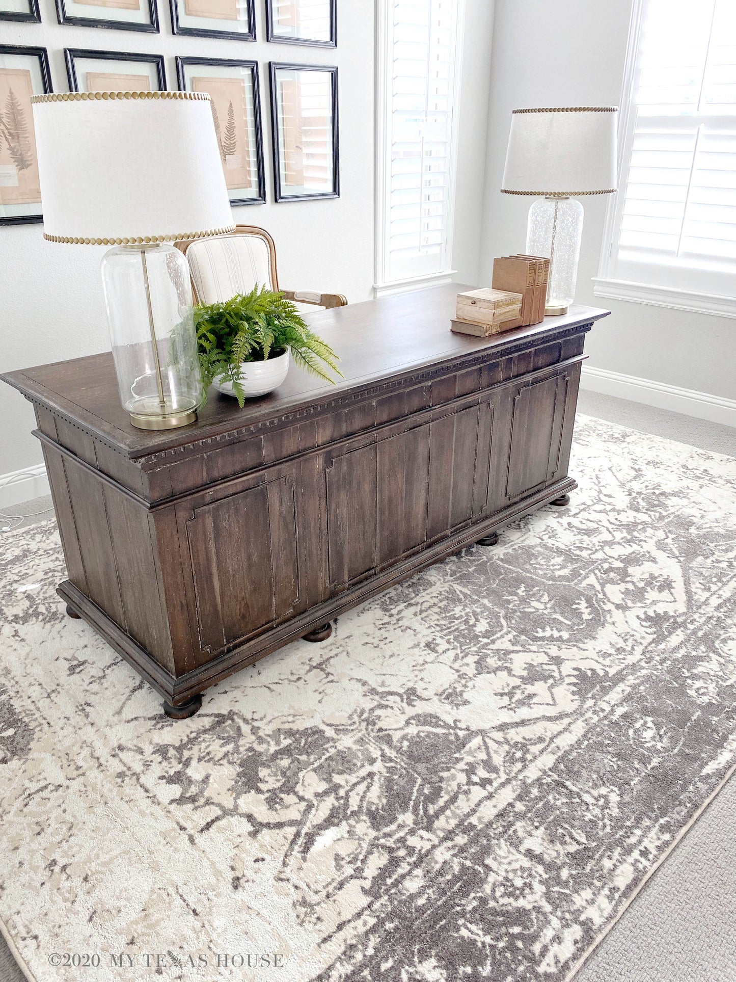 My Texas House by Orian Faded Heirloom Natural 63"X90"
