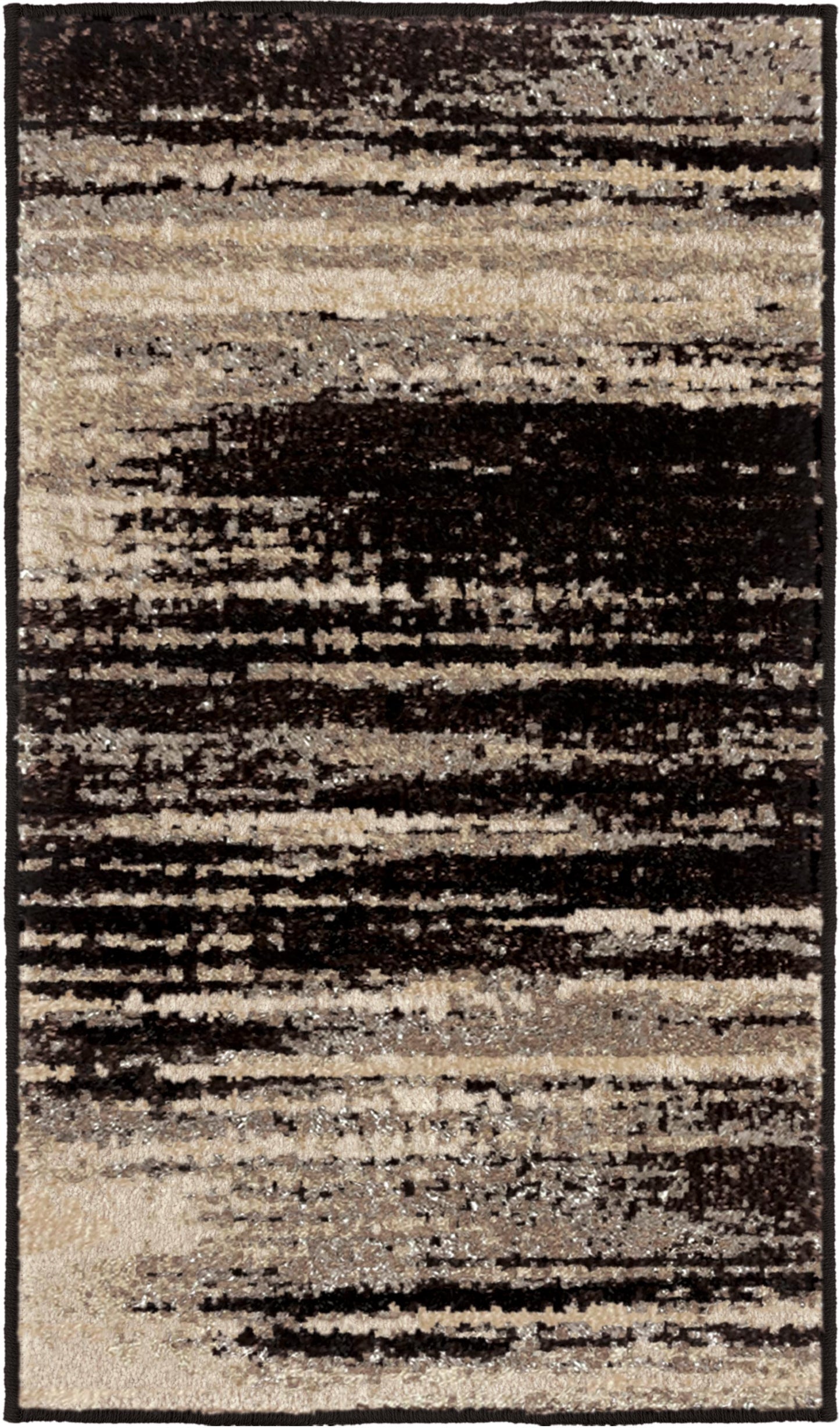 Orian American Heritage Interference Black 20"X34"