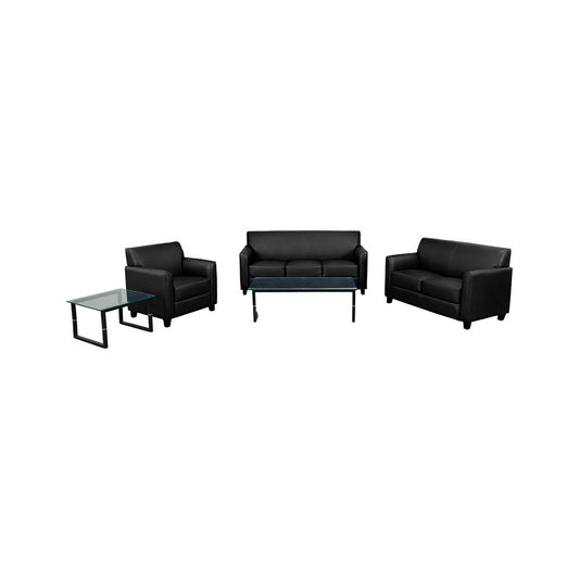 Reception Set in Black LeatherSoft