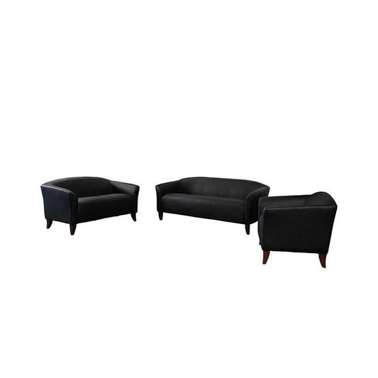 Reception Set in Black LeatherSoft
