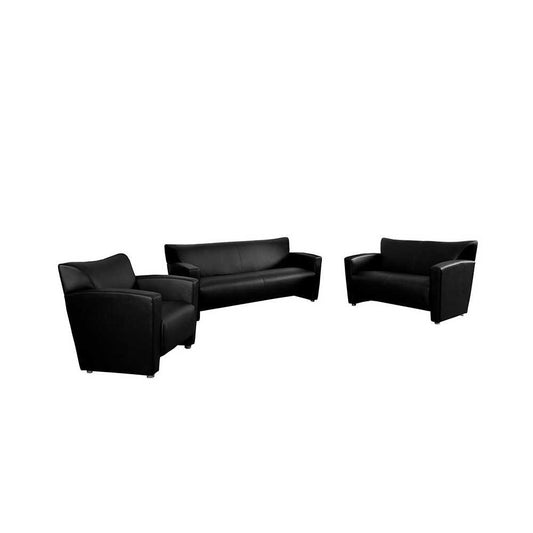 Reception Set in Black LeatherSoft