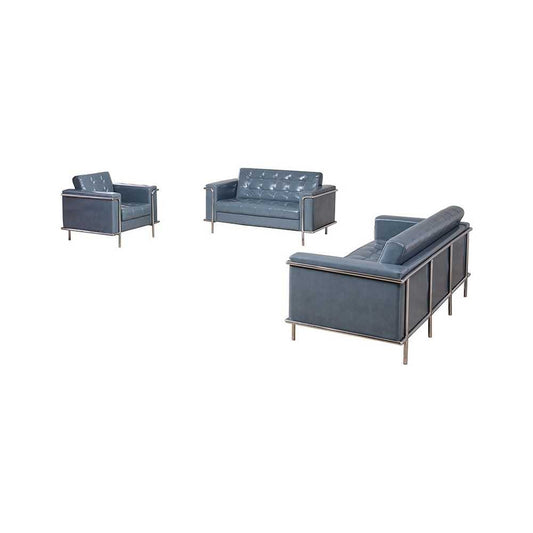 Reception Set in Gray LeatherSoft