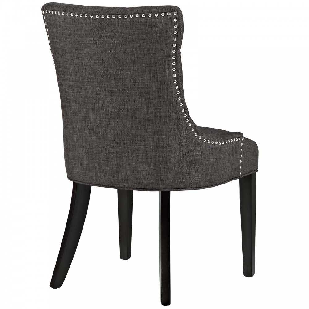 Regent Dining Side Chair Fabric Set of 2, Brown