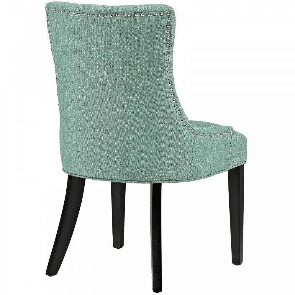 Regent Tufted Fabric Dining Side Chair, Laguna