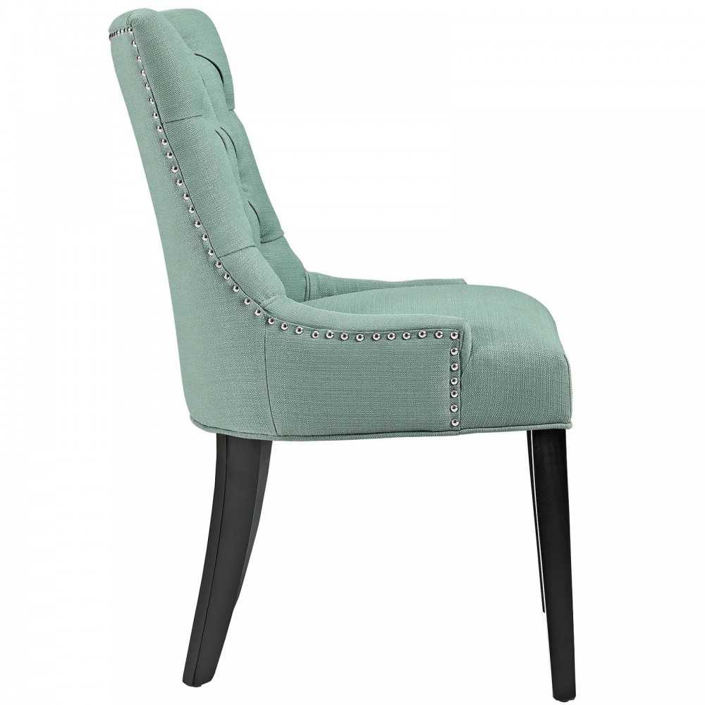 Regent Tufted Fabric Dining Side Chair, Laguna