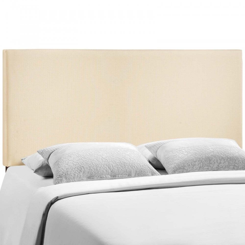 Region Queen Upholstered Headboard, Ivory