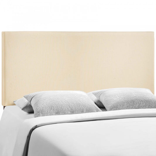 Region Queen Upholstered Headboard, Ivory