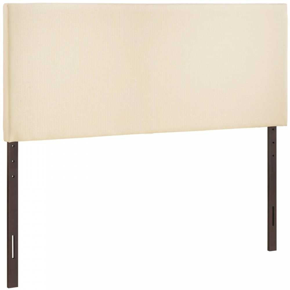 Region Queen Upholstered Headboard, Ivory