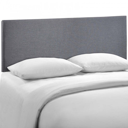 Region Queen Upholstered Headboard, Smoke