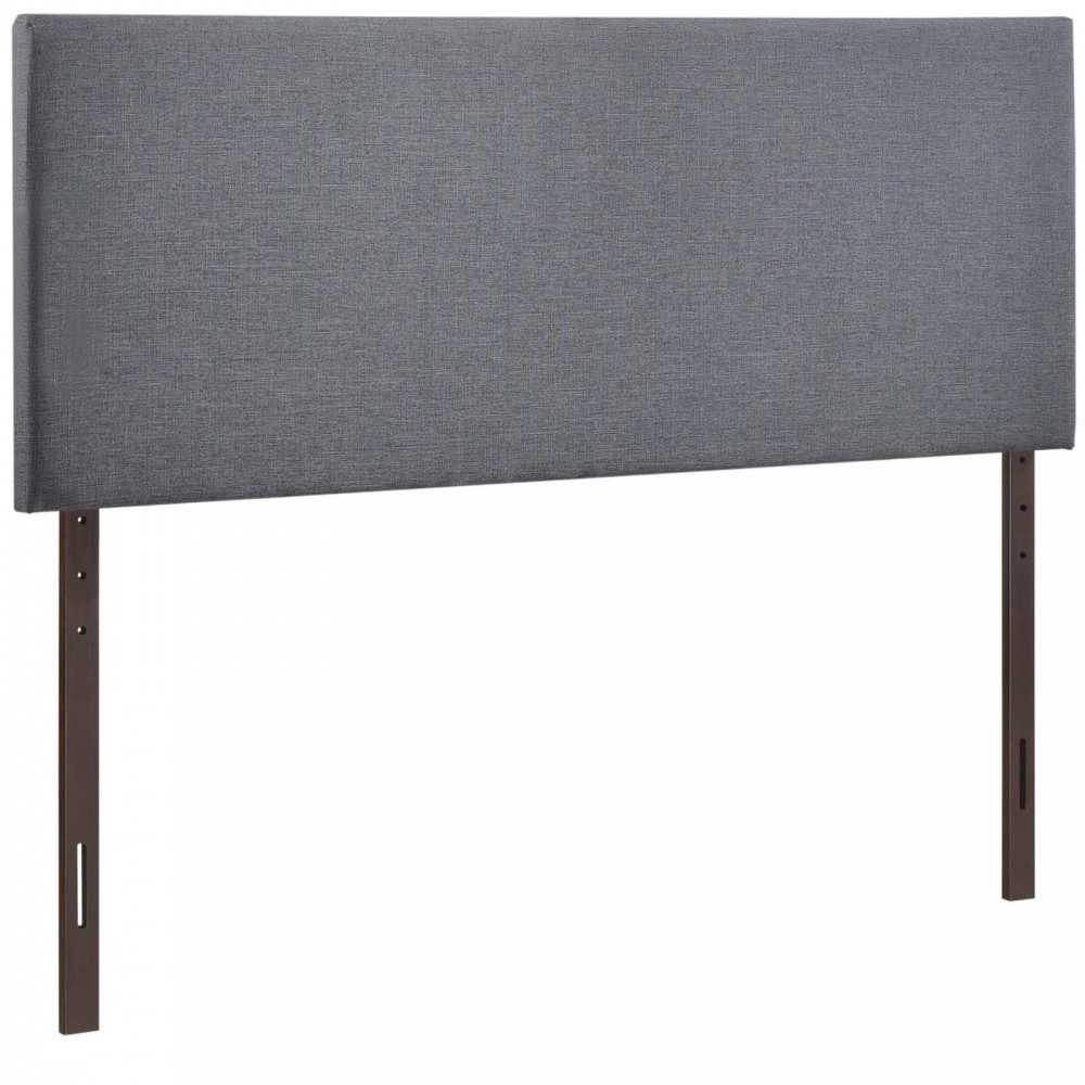 Region Queen Upholstered Headboard, Smoke