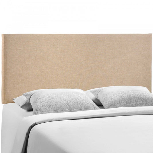 Region Queen Upholstered Headboard, Cafe