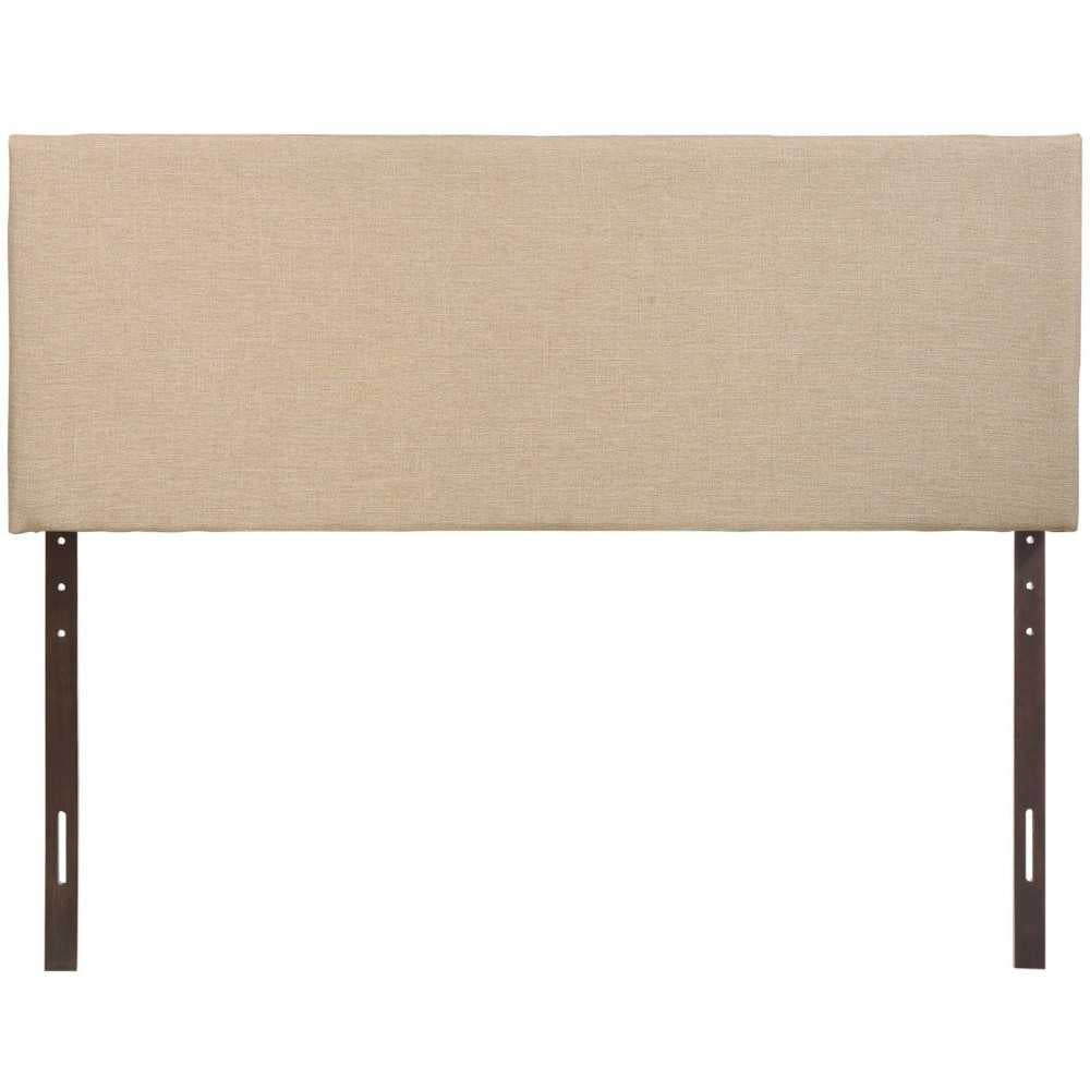 Region Queen Upholstered Headboard, Cafe