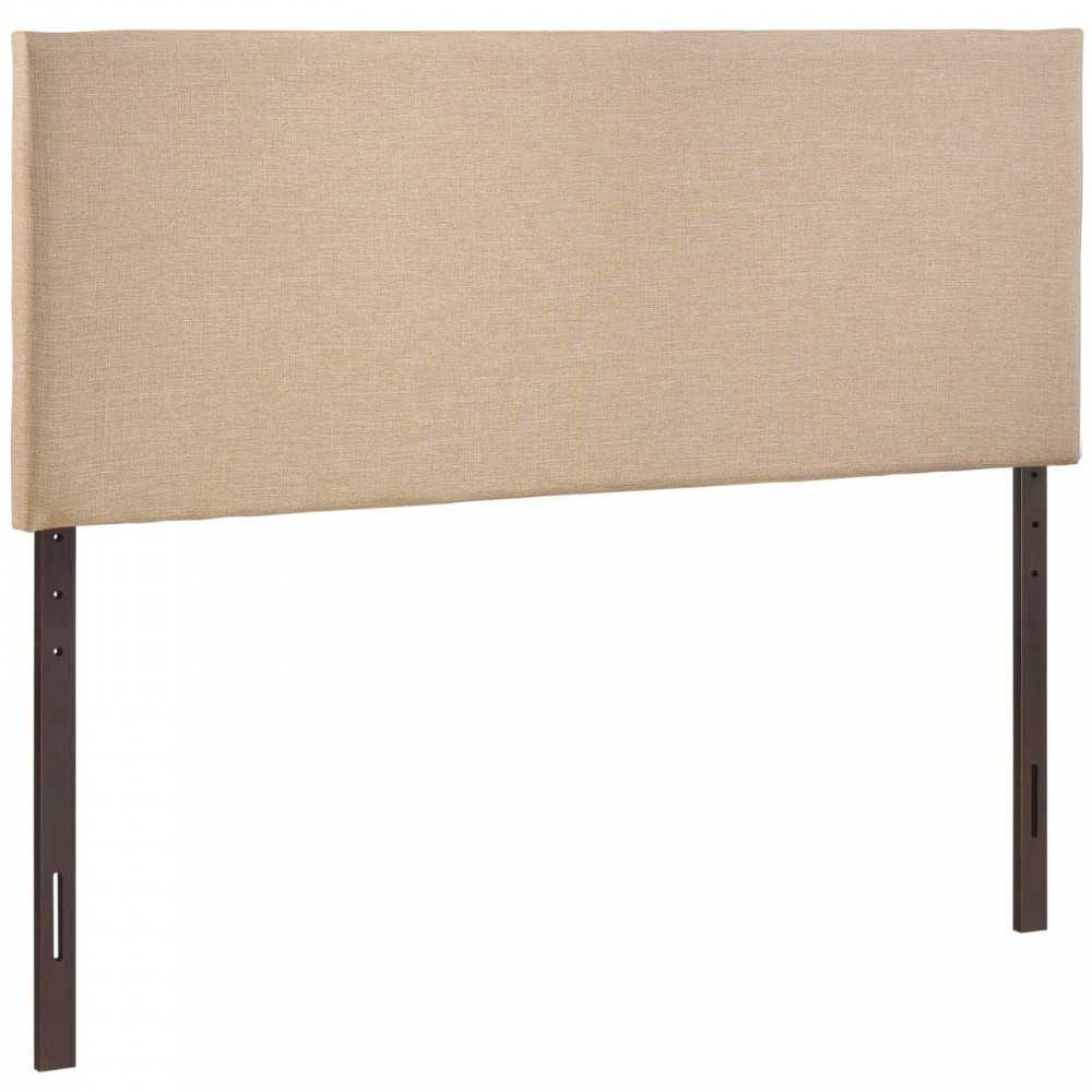 Region Queen Upholstered Headboard, Cafe