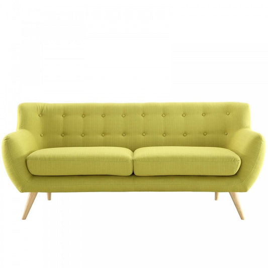 Remark Upholstered Fabric Sofa, Wheatgrass