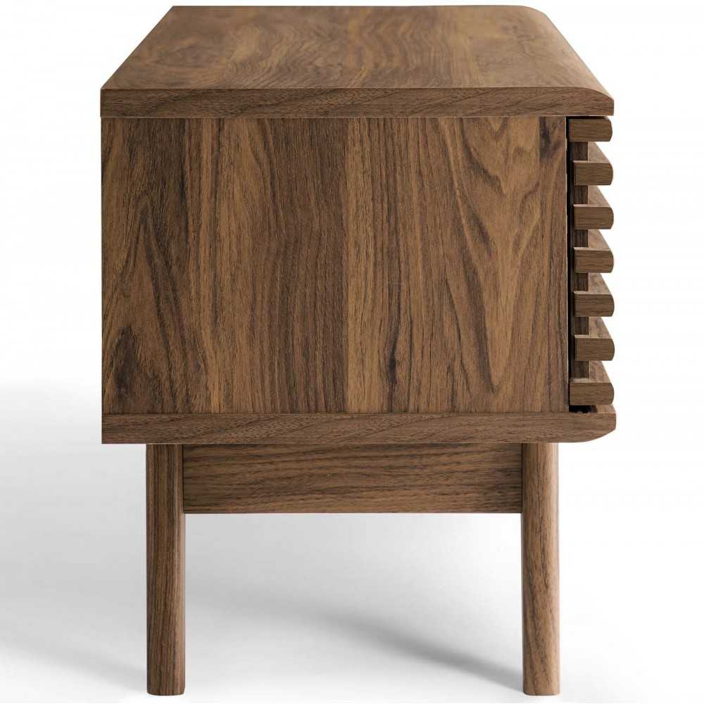 Render 46" Media Console TV Stand, Walnut, EEI-3837-WAL