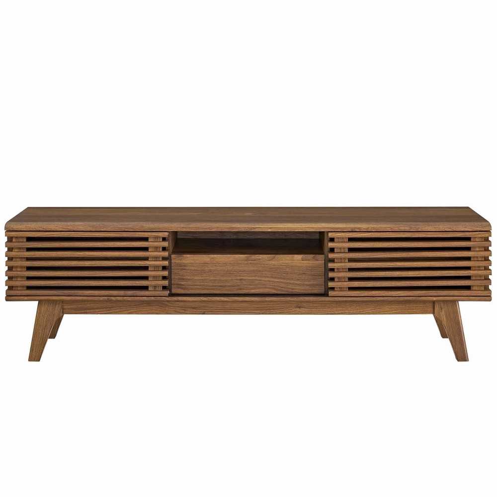 Render 59" TV Stand, Walnut
