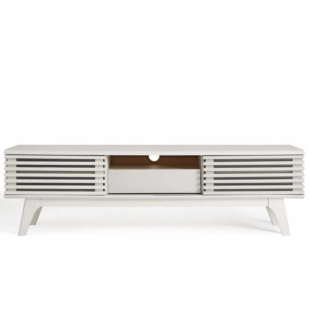 Render 59" TV Stand, White