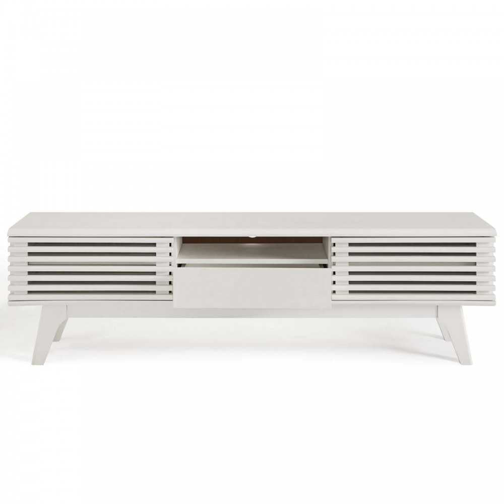 Render 59" TV Stand, White