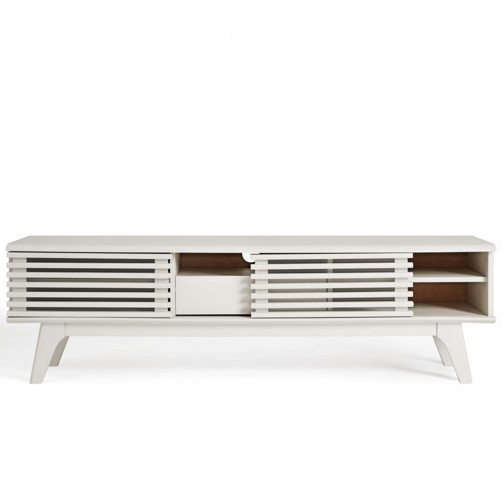 Render 59" TV Stand, White