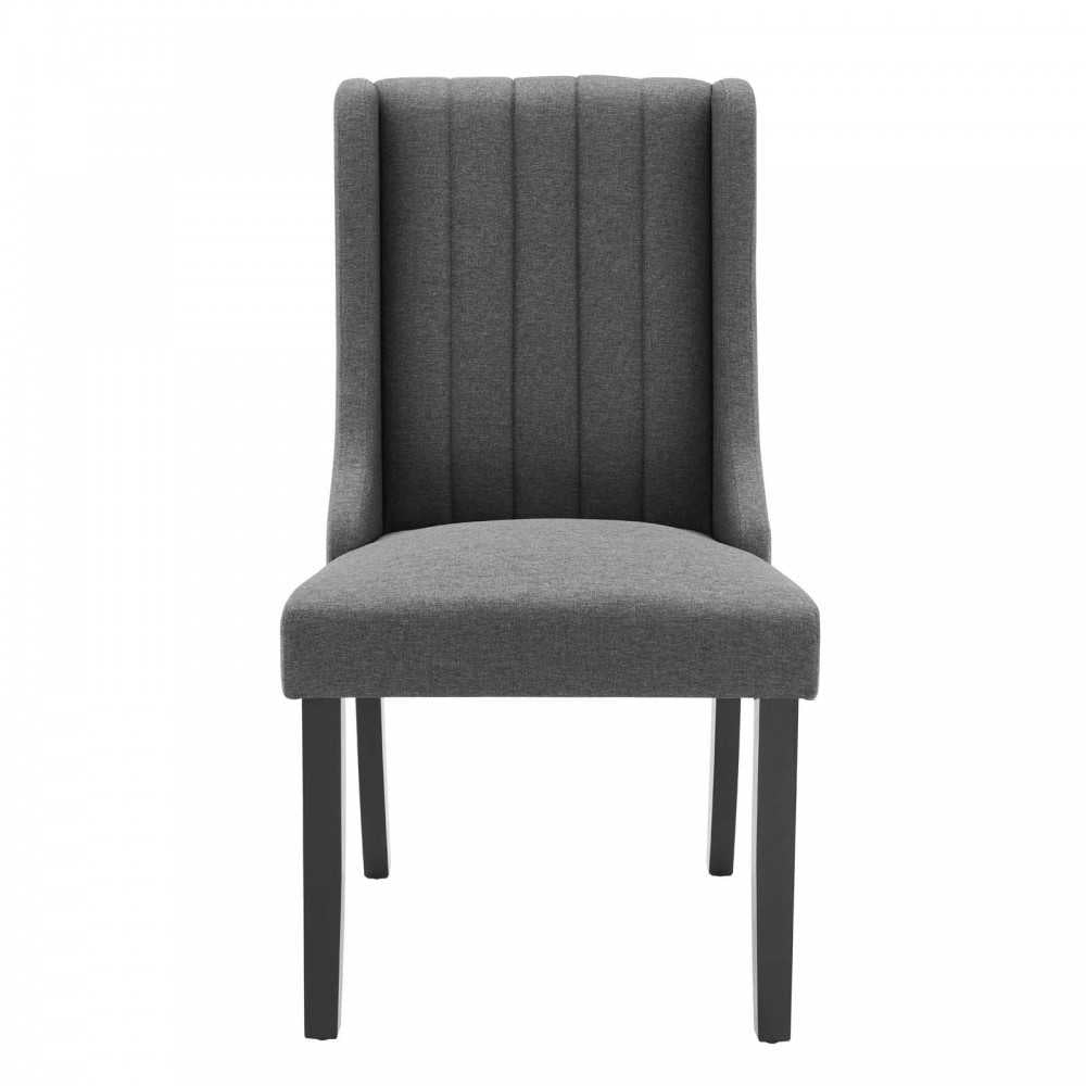 Renew Parsons Fabric Dining Side Chairs - Set of 2, Gray