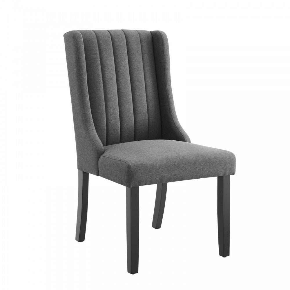 Renew Parsons Fabric Dining Side Chairs - Set of 2, Gray